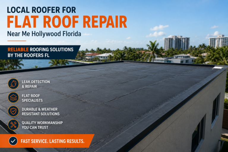 Local Roofer for Flat Roof Repair Near Me